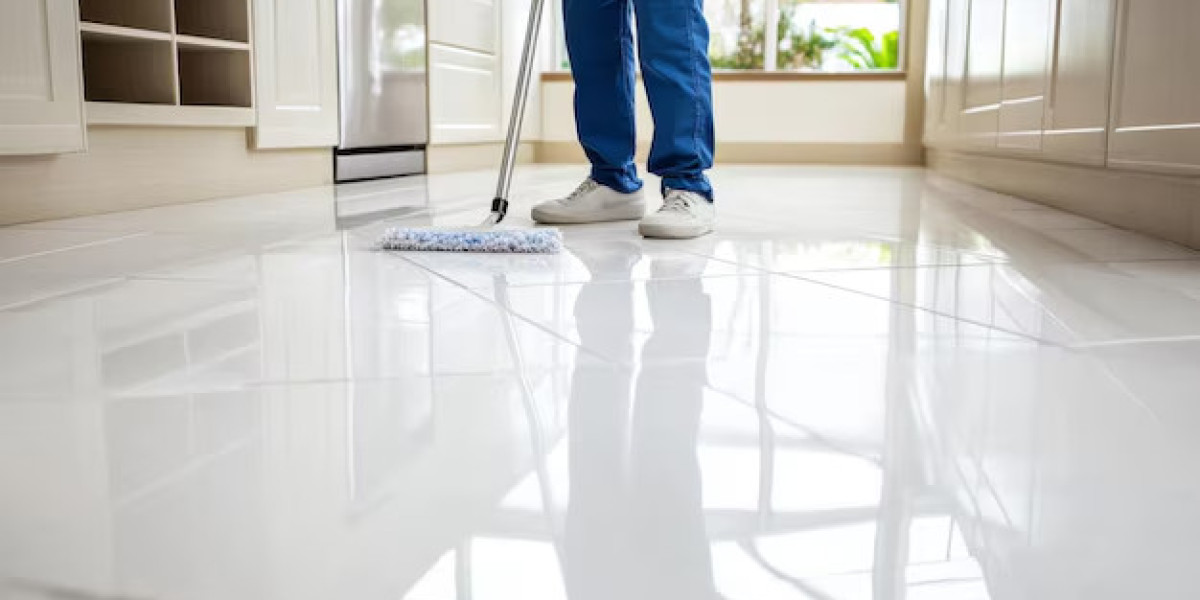 Porcelain Floor Cleaning
