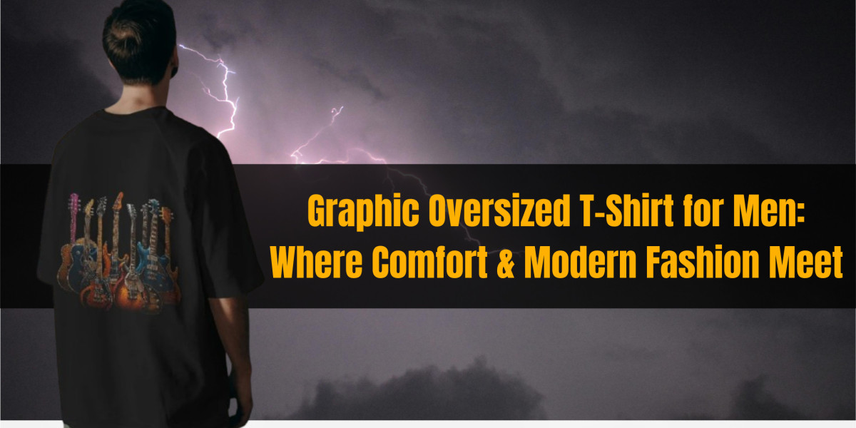Graphic Oversized T-Shirt for Men: Where Comfort & Modern Fashion Meet