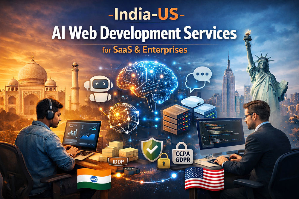 India-US AI Web Development Services for SaaS & Enterprises
