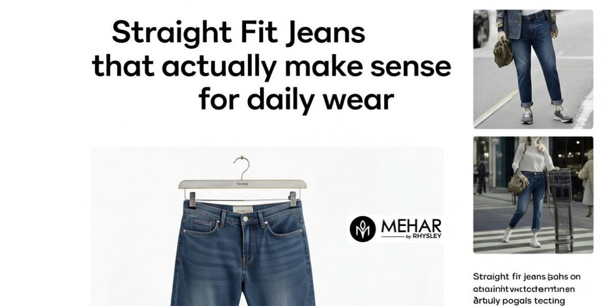 Straight Fit Jeans That Never Go Out of Fashion