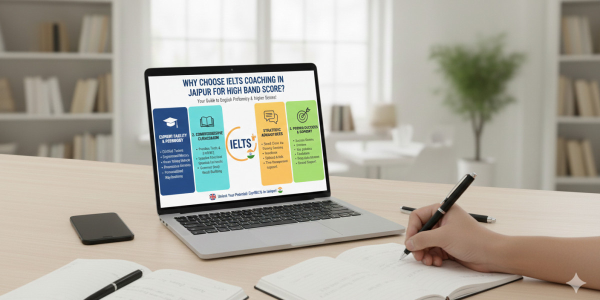 Why Choose IELTS Coaching in Jaipur for High Band Score?
