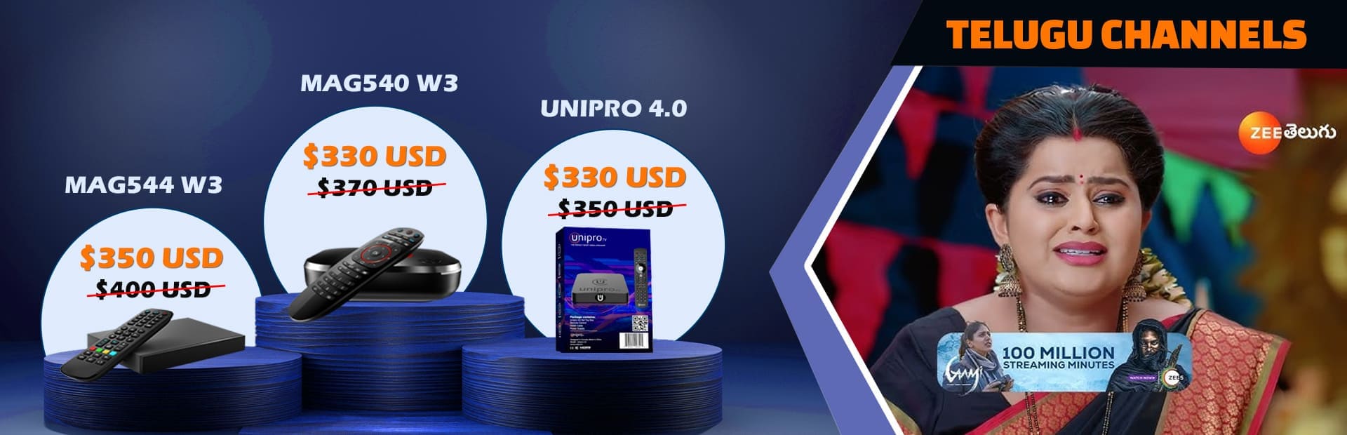 Telugu IPTV Channels And Service in USA | Watch Telugu TV