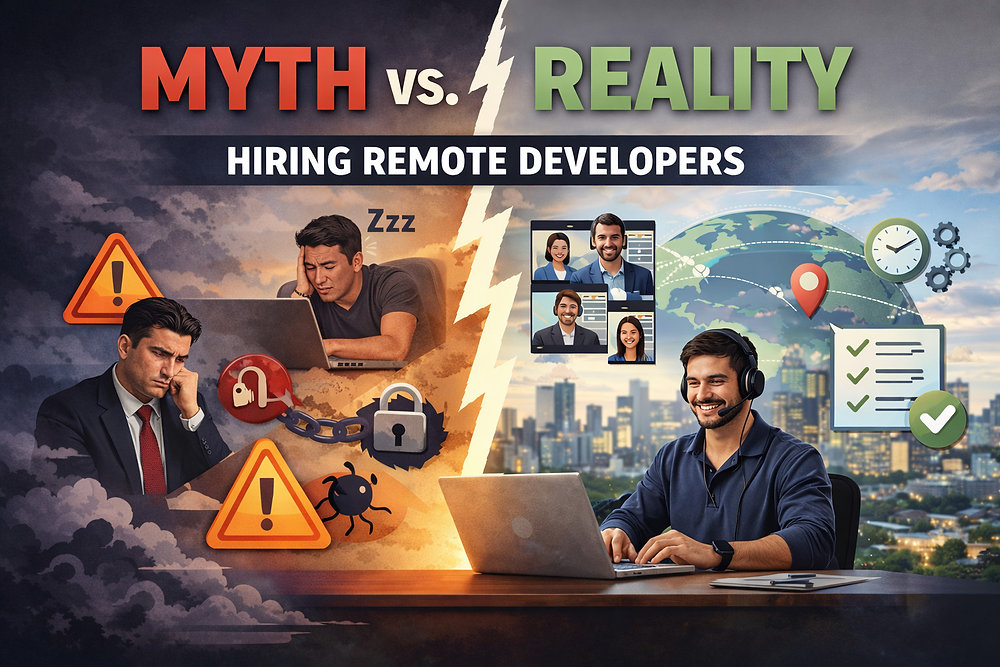 Myth vs. Reality: What Really Happens When You Hire Remote Developers